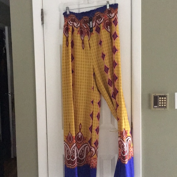 ALENA SMOCKED PANTS NWT 1X - Picture 7 of 8